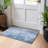 Machine Washable Indoor/Outdoor Xhevrie Blue Rug-837793387