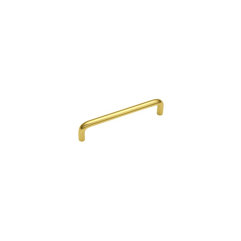 4" Wire Pull - Polished Solid Brass