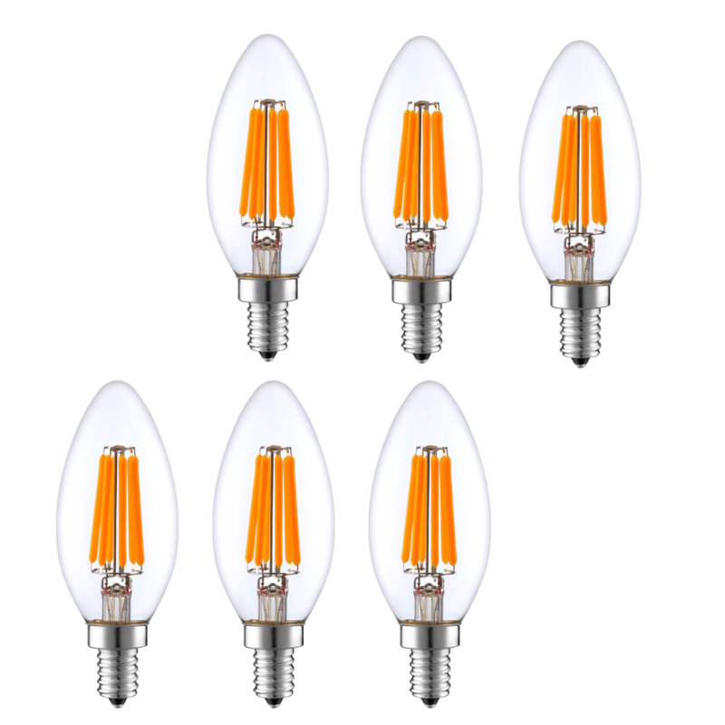 4 W (équivalent à 40 W), ampoule DEL, à intensité variable, blanc chaud (2 700 K) / culot candélabre