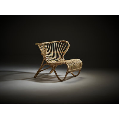 Viggo Boesen Fox Rattan Lounge Chair