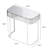 Berislav 33.46'' Glass Top Console Table