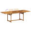 6 - Person Acacia Patio Dining Set with Extendable Rectangular Table-1634543883-1634543878
