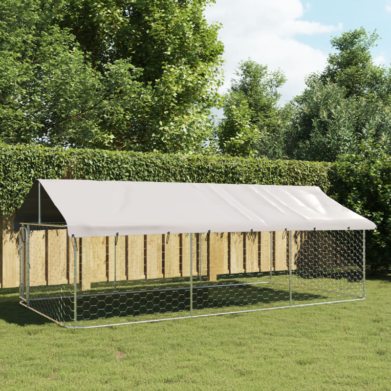 Archie & Oscar Outdoor Dog Kennel, 150cm H x 200cm W x 400cm D