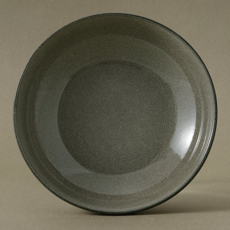 Ensemble de bols à pâtes 4 pièces 8,6 pouces, ensemble de bols en grès, Olive foncé