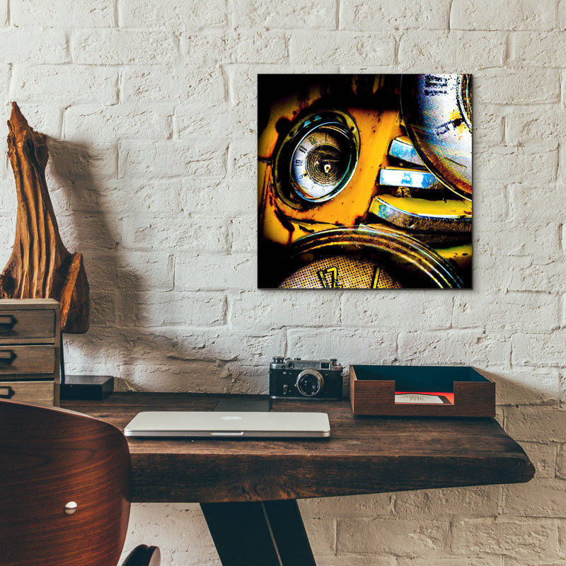«Garage 1» par Lightbox Journal Epic Art, art mural en verre acrylique, 12 po x 12 po
