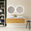 Meuble-lavabo mural 55 po avec plateau en marbre