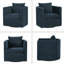 Fauteuil demi-tonneau pivotant-1489883762