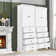 68"H Bathroom Storage Cabinet with 2 Doors and 4 Drawers Multiple Storage Space Closet System with Adjustable Shelf