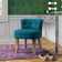 Jonna Tufted Vanity Chair with Solid Wood Legs