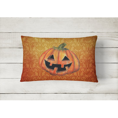 Damask Outdoor Reversible Throw Pillow