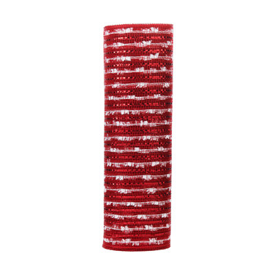 Red Mesh With Red Foil