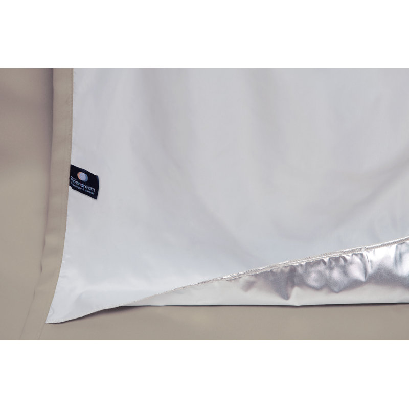 Rauseo Blackout Curtain Single Panel, Light beige