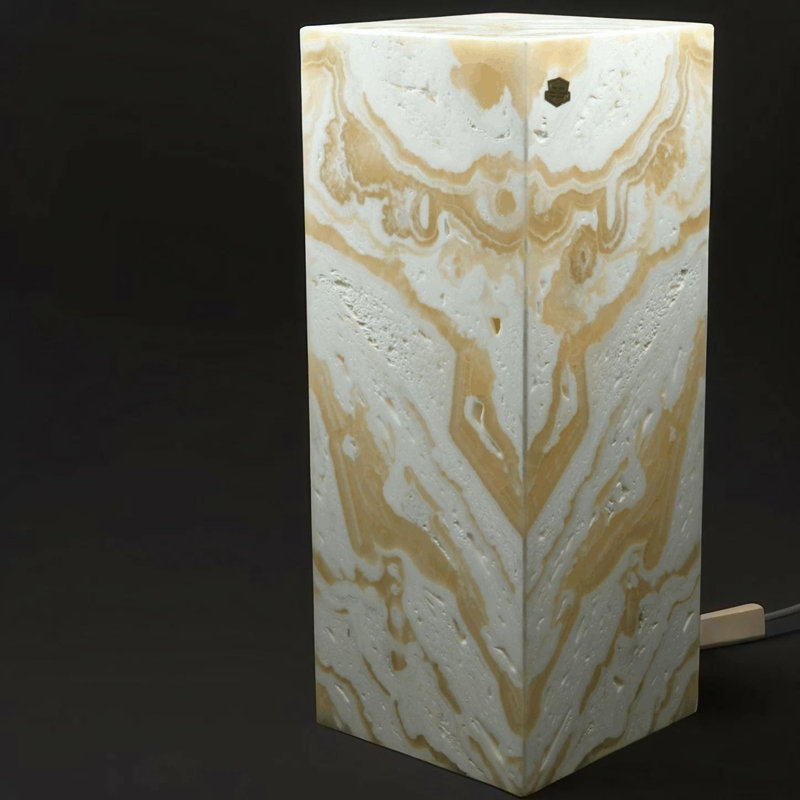 Grande lampe onyx Nubloso Crema