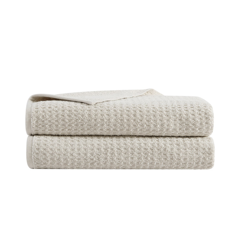 Ensemble de serviettes 100% coton Tommy Bahama, Marron clair, Paquet de 2 - Drap de bain