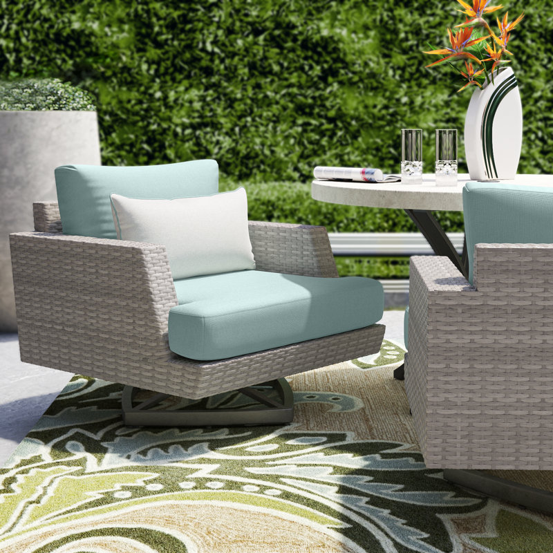 Chaises longues pivotantes en aluminium Ehrenfried, Toile spa Sunbrella®