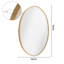 Bedi Metal Oval Floor Mirror