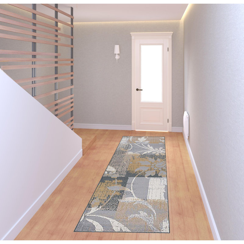 Jerey Floral Indoor Rug, Square 8'