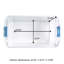 Bac de rangement avec couvercles Homz-71007994-71007995-97291500