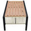 Fer d'extérieur avec table Ustyle. Imperméable, antirouille. Usure - Pe. Cadre. Pour la cour, la terrasse, l'extérieur. Facile à assembler. Gris choix d'eau, rouille Fabrication fine et robuste. Assemblage.-1497145929