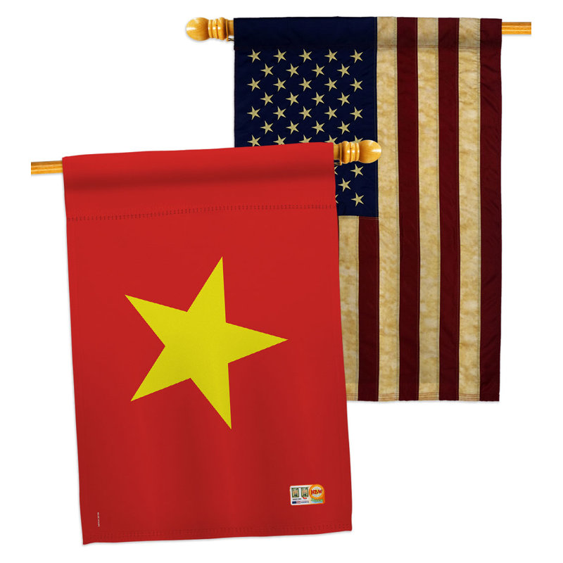 Double Sided 40'' H x 28'' W Polyester House Flag
