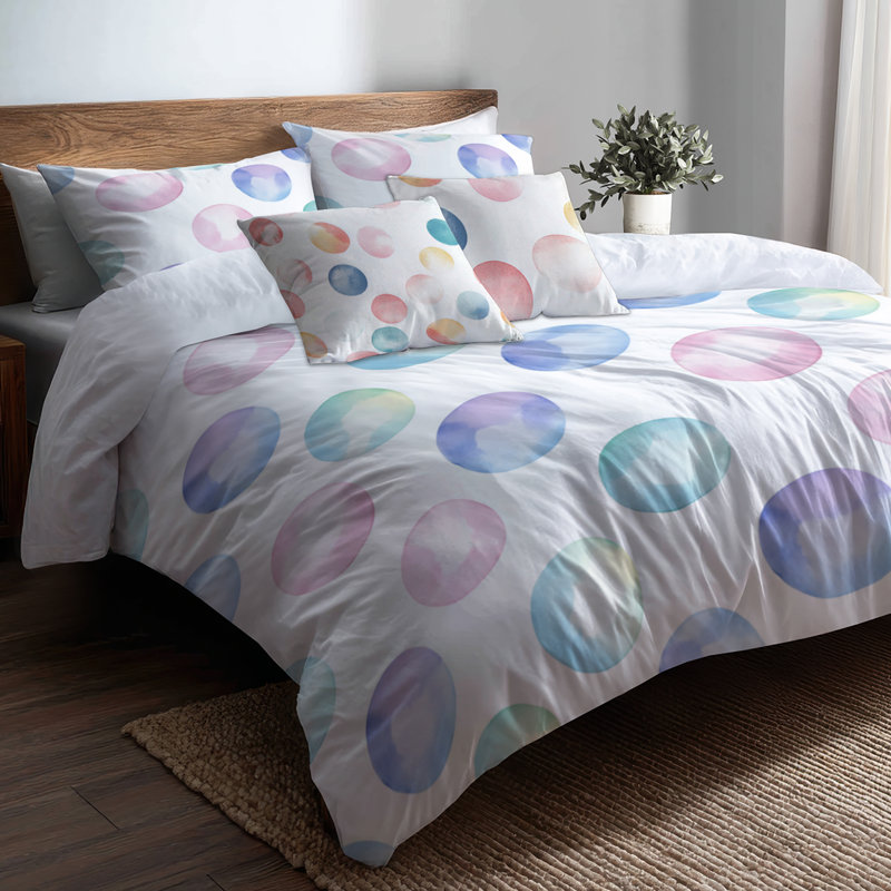 Ensemble de housse de couette et coussin pour enfant 3 pièces, Grand lit