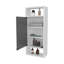 Medicine Cabinet With Mirrored Door And Open Storage