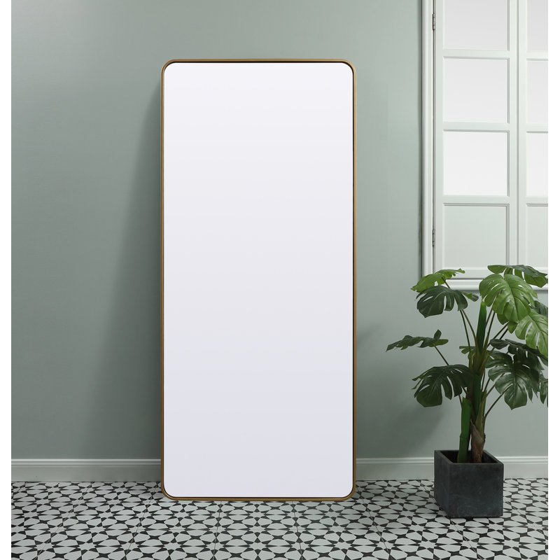 Miroir mural Sabine, Laiton, 72 po x 32 po