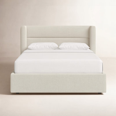Lit plateforme tapissier Jayla