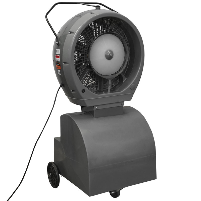 Ventilateur à réservoir sur piédestal de 48 po Cyclone, gris