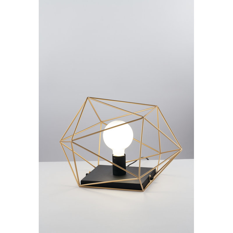 Roanne Metal Lamp, Black/Gold
