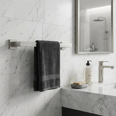 24'' Wall Mounted Towel Bar Towel Rack in Stainless Steel
