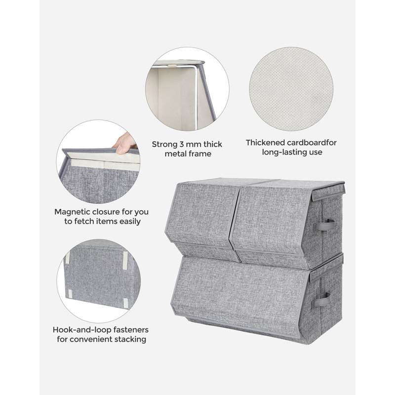 17 Stories Fabric Decorative Bin