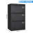 40''H Metal Vertical File Storage Cabinet For Office And Home With Lock And 3 Drawers-1999794787
