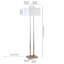 Lampe sur pied H 68 po Ronny-873316196