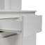 Armoire garde-manger de 74 po avec station de charge, buffet autoportant avec tiroir et garde-manger moderne avec support pour micro-ondes-228784785