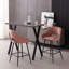 Ensemble de 2 tabourets de bar en cuir-642778210
