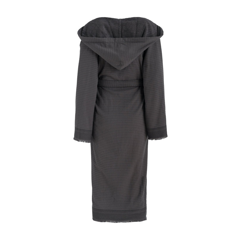 Peignoir en ratine 100% coton Condit, M, Gris