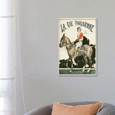 1919 La Vie Parisienne Magazine Cover by Rene Vincent - Wrapped Canvas Gallery-Wrapped Canvas Giclée