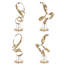 Antique Brass Sculptural Ribbons I