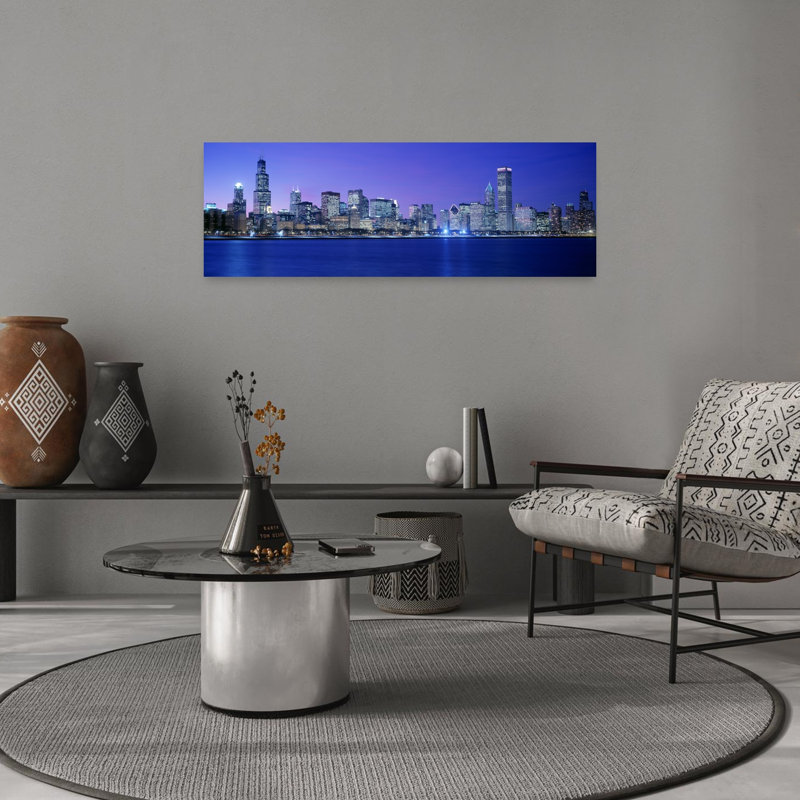 Chicago, Illinois, États-Unis, architecture contemporaine, art mural, H 12 po x l 36 po