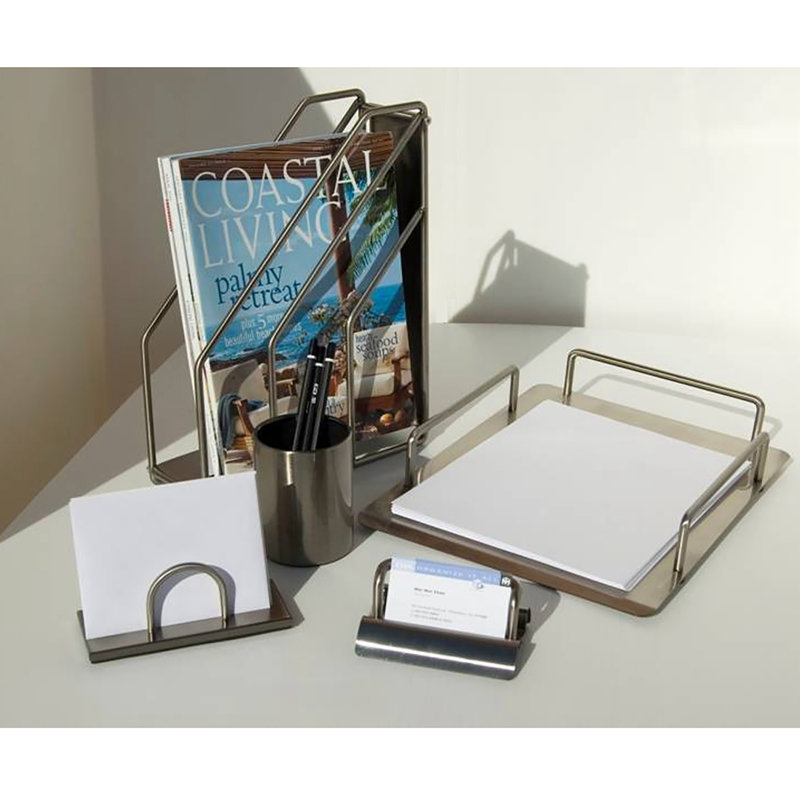 Metal Desk Organizer Set