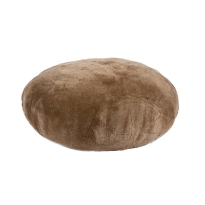 Shorn Sheepskin Ottoman by Hokku Designs