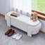 Banc rembourré avec grand espace de rangement-823819314