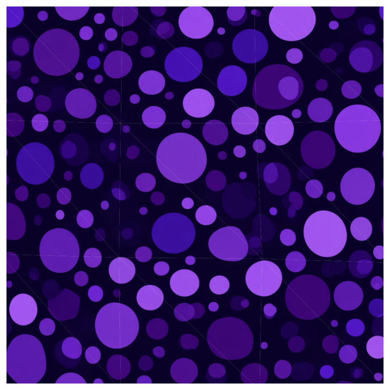 Jeté en polkaDots, L 68 po x H 80 po