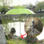 Parasol de plage avec 3 clous