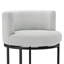Tabouret de comptoir pivotant de 26 po avec structure cylindrique en métal et siège rond-964267024