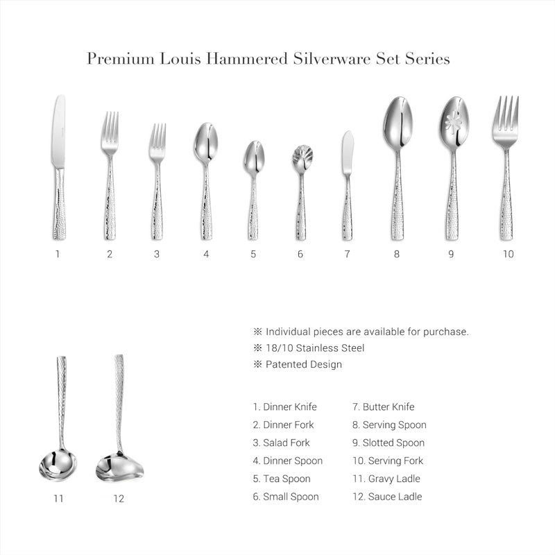 Fine Flatware Set,Service For 8