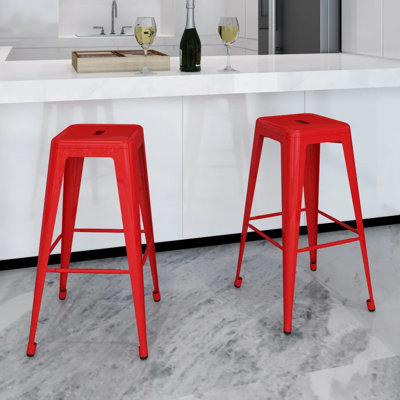 Counter Stool with Metal Frame