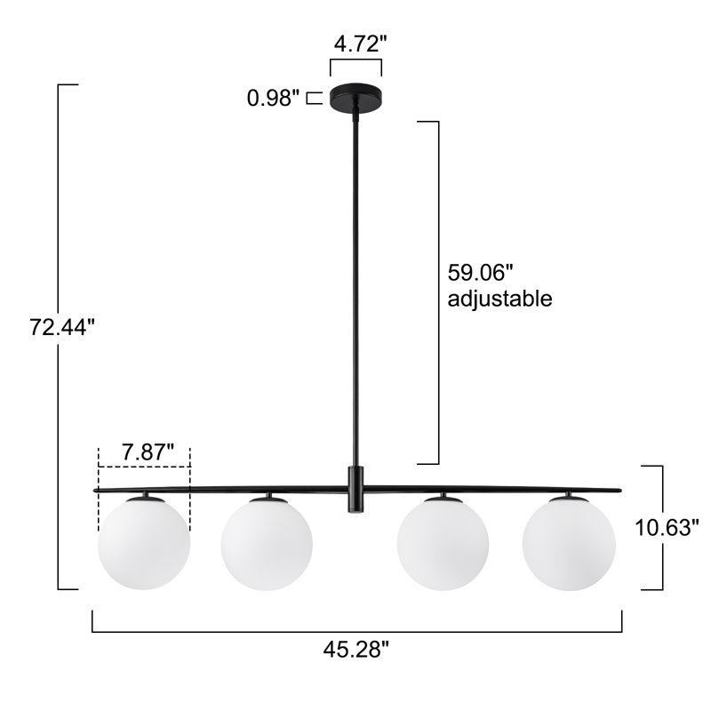 Kaynen 4 - Light Kitchen Island Pendant