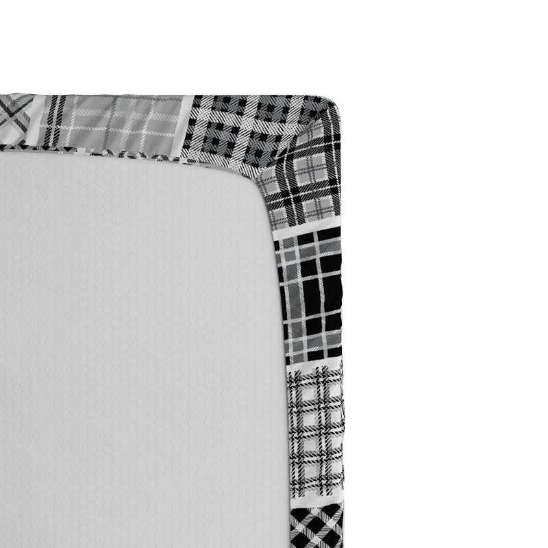 Microfiber Striped Fitted Sheet, Twin Fitted Sheet